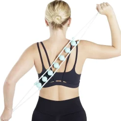 Corde de massage récupération sportive plastique bleu