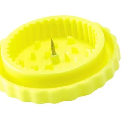 Coupe légume spiralizer en inox et plastique vert