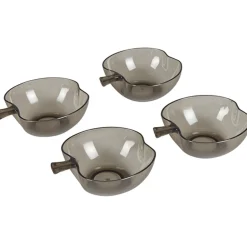 Coupelle design pomme noire x4