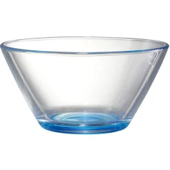 Coupelle en verre avec fond coloré