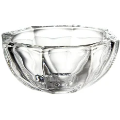 Coupelle octogonale en verre transparent