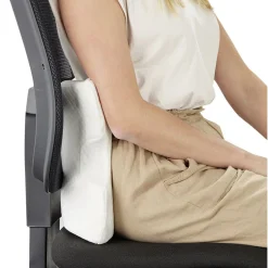 Coussin à mémoire de forme blanc