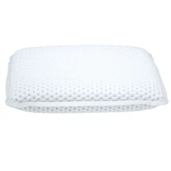 Coussin de bain blanc PVC et éponge