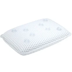 Coussin de bain blanc PVC et éponge