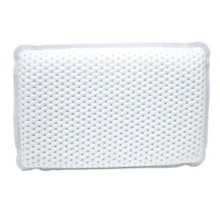 Coussin de bain blanc PVC et éponge