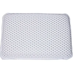 Coussin de bain relax avec 8 ventouses blanc