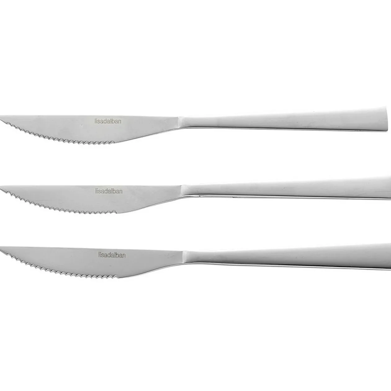 Couteau à steak x3 inox oslo