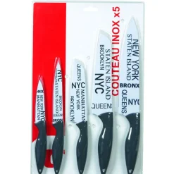 Couteau de cuisine London ou New York x5