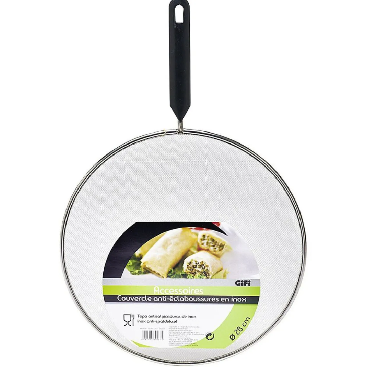 Couvercle anti éclaboussures