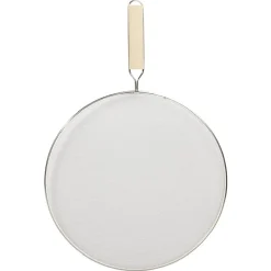 Couvercle anti éclaboussures écran inox et bambou Ø29cm