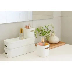 Couvercle boîte de rangement blanc