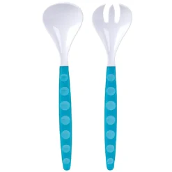 Couvert salade plastique couleur