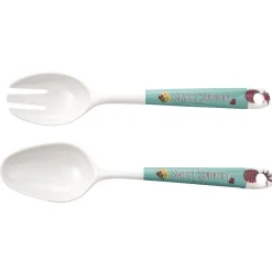 Couvert salade plastique motif summer