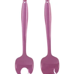 Couverts à salade rose