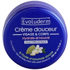 Crème douceur Evoluderm visage et corps 200 ml