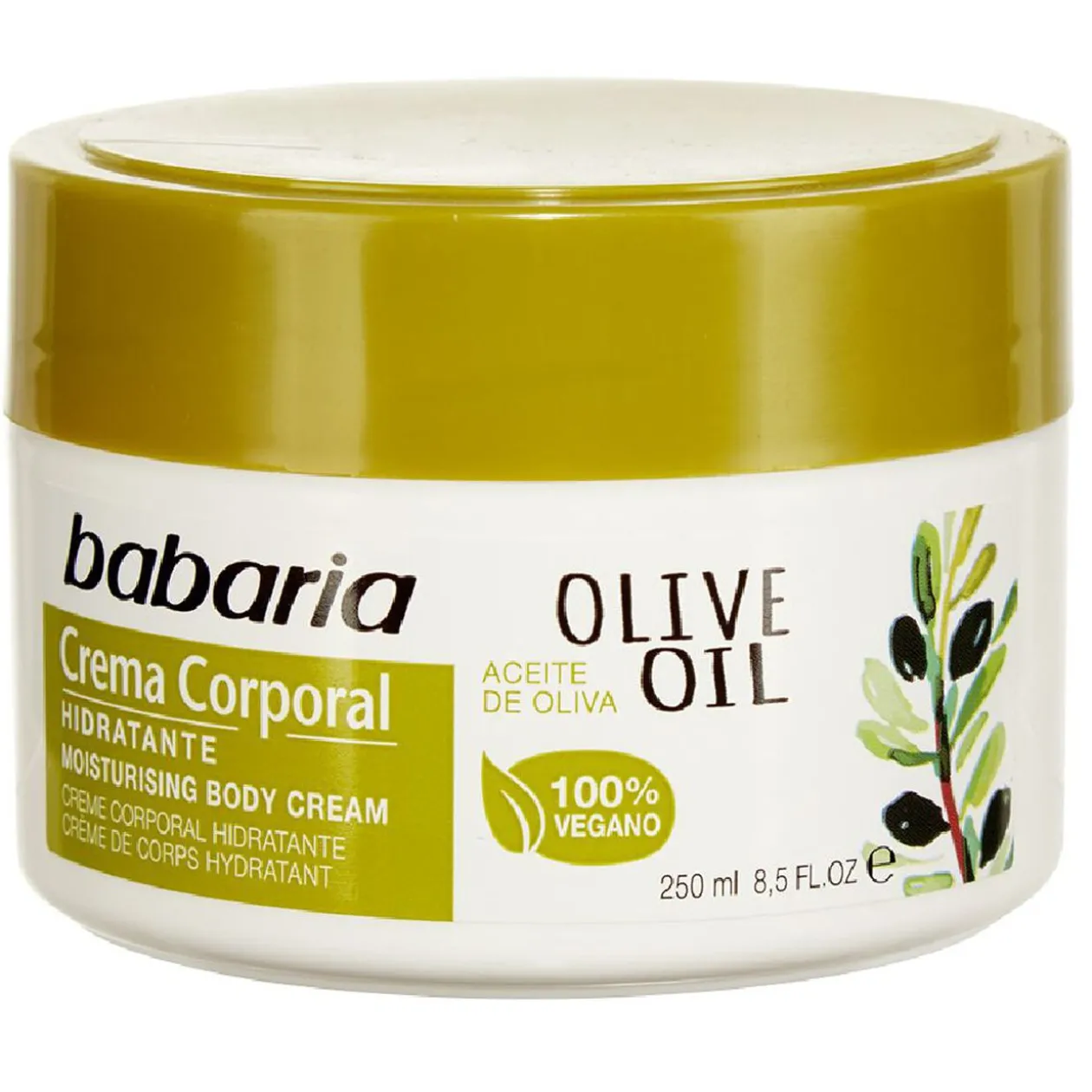 Crème pour le corps olive 250ml