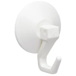 Crochet à ventouse en plastique blanc ø5 CM