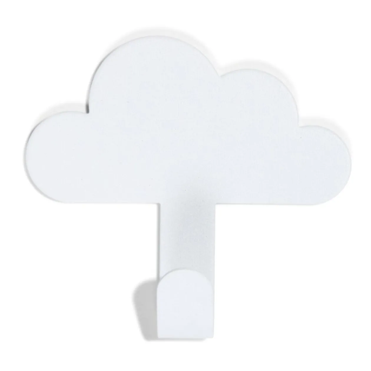 Crochet adhésif métal forme nuage 8,5x2xH11,4cm - 3 modèles