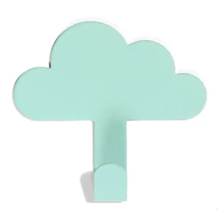 Crochet adhésif métal forme nuage 8,5x2xH11,4cm - 3 modèles