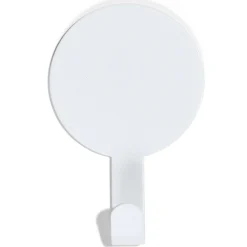 Crochet adhésif métal rond 8,5x14,4cm - 3 modèles