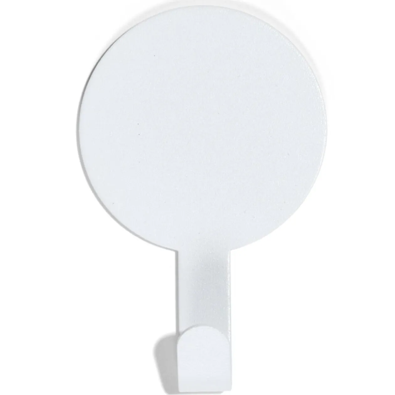 Crochet adhésif métal rond 8,5x14,4cm - 3 modèles