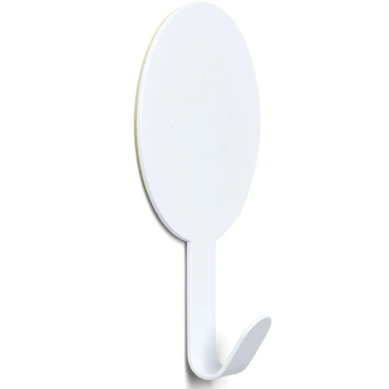 Crochet adhésif métal rond 8,5x14,4cm - 3 modèles