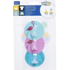 Crochet autocollant x3