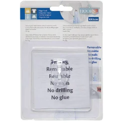 Crochet en plastique transparent