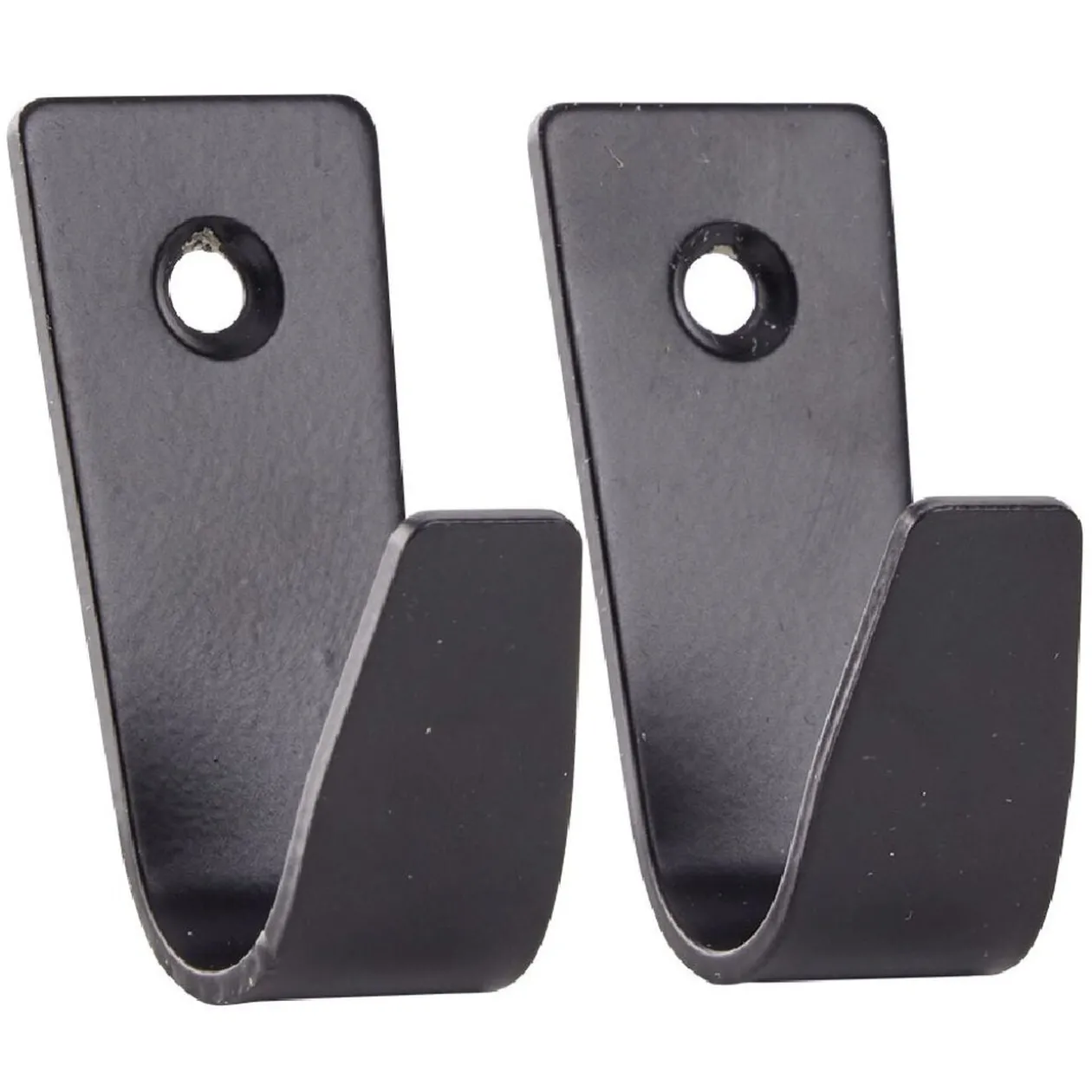 Crochet métal noir 3x2xH5cm x2