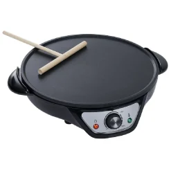 Crêpière en aluminium noir