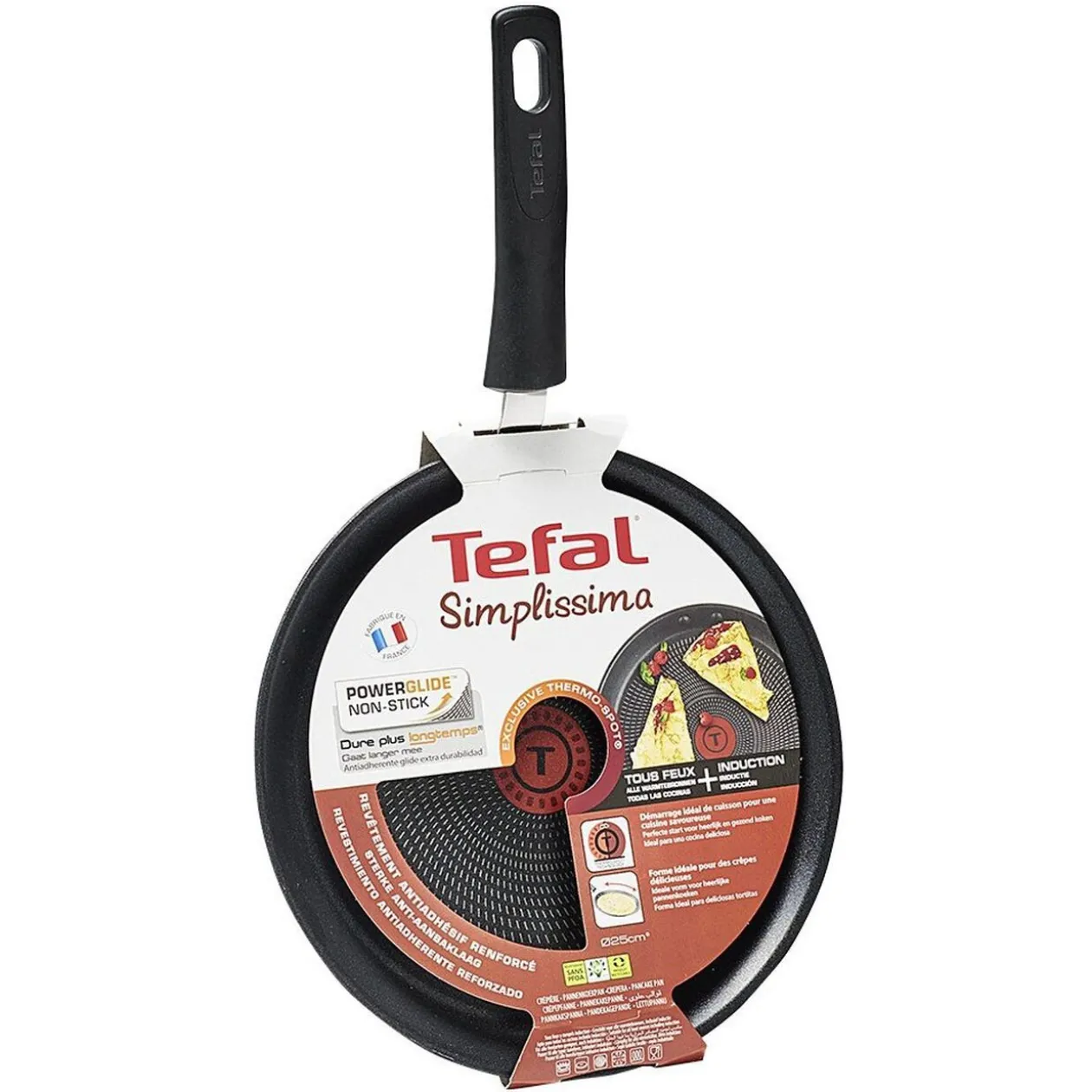 Crêpière Tefal revêtement antiadhésif renforcé