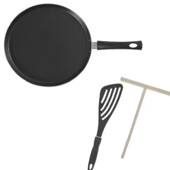 Crêpière tous feux aluminium et accessoires