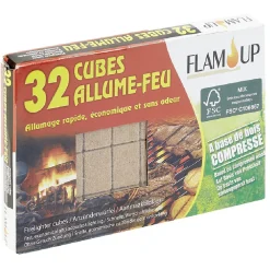 Cube alume feu x32 bois