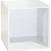 Cube de rangement blanc