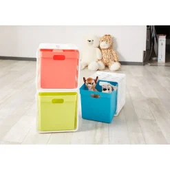 Cube de rangement empilable