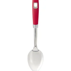 Cuillère à servir inox manche en polypropylène rouge