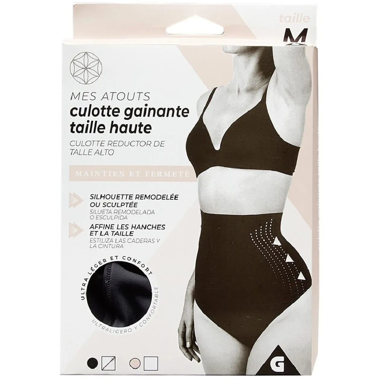 Culotte gainante taille haute femme