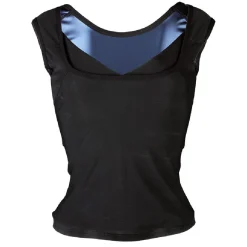 Débardeur noir sudation effet sauna