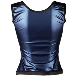 Débardeur noir sudation effet sauna