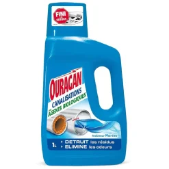 Déboucheur Ouragan gel canalisations aux agents biologiques 1L