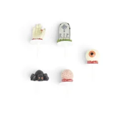 Décoration gâteau Halloween x5 en résine