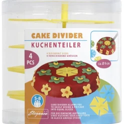 Découpe gâteau 5-8 parts x4