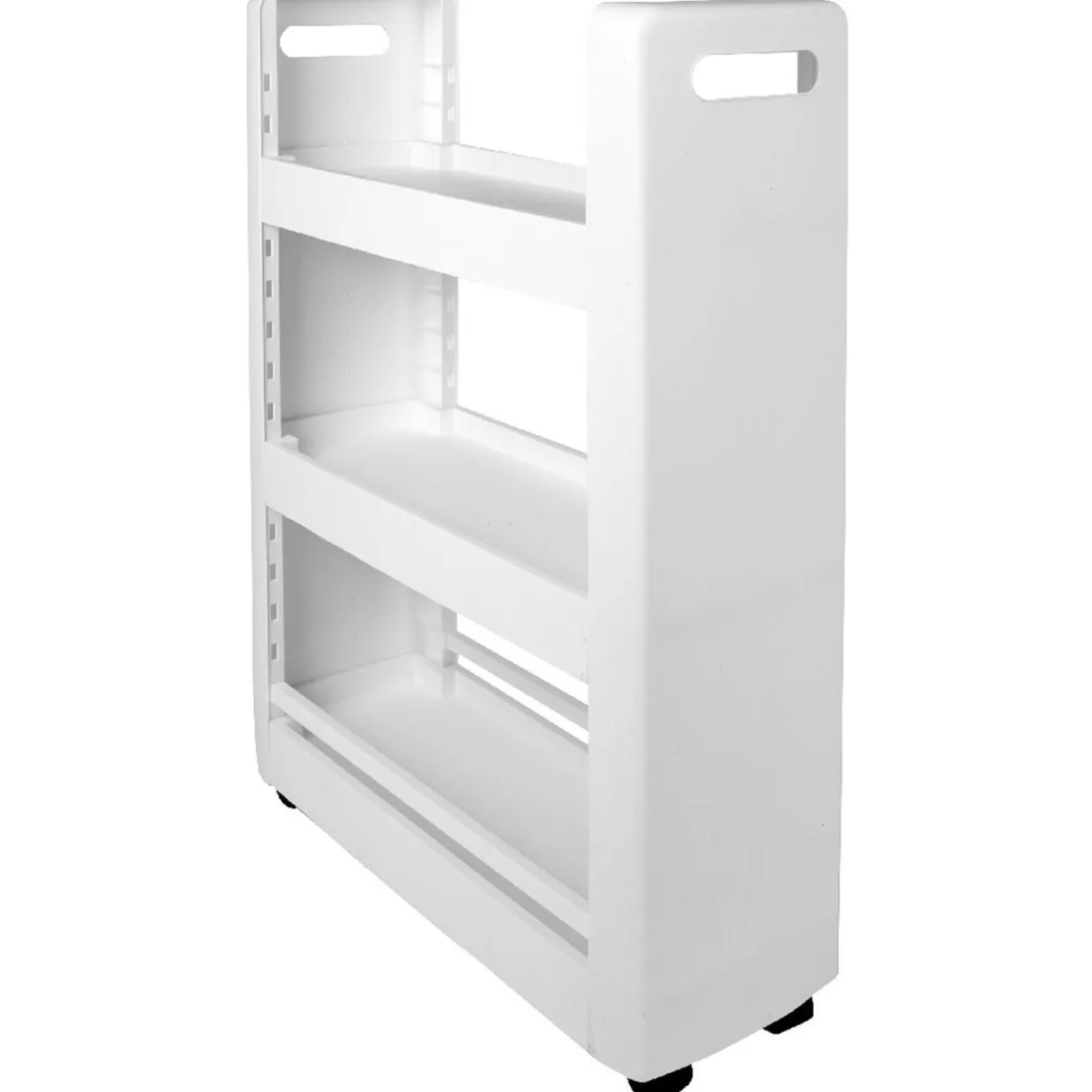 Desserte à roulettes blanche