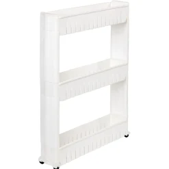 Desserte resserre cuisine étroite sur roulettes 3 niveaux