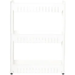 Desserte resserre cuisine étroite sur roulettes 3 niveaux