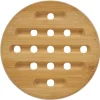 Dessous de plat en bambou ajouré Ø20cm