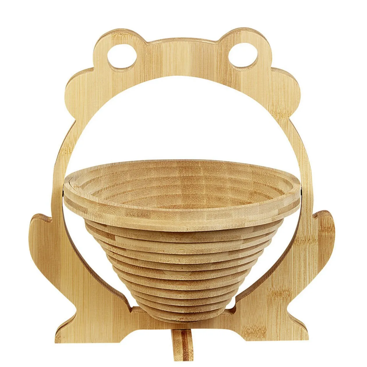 Dessous de plat 2en1 corbeille à fruits bambou