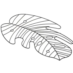 Dessous de plat noir en forme de feuille