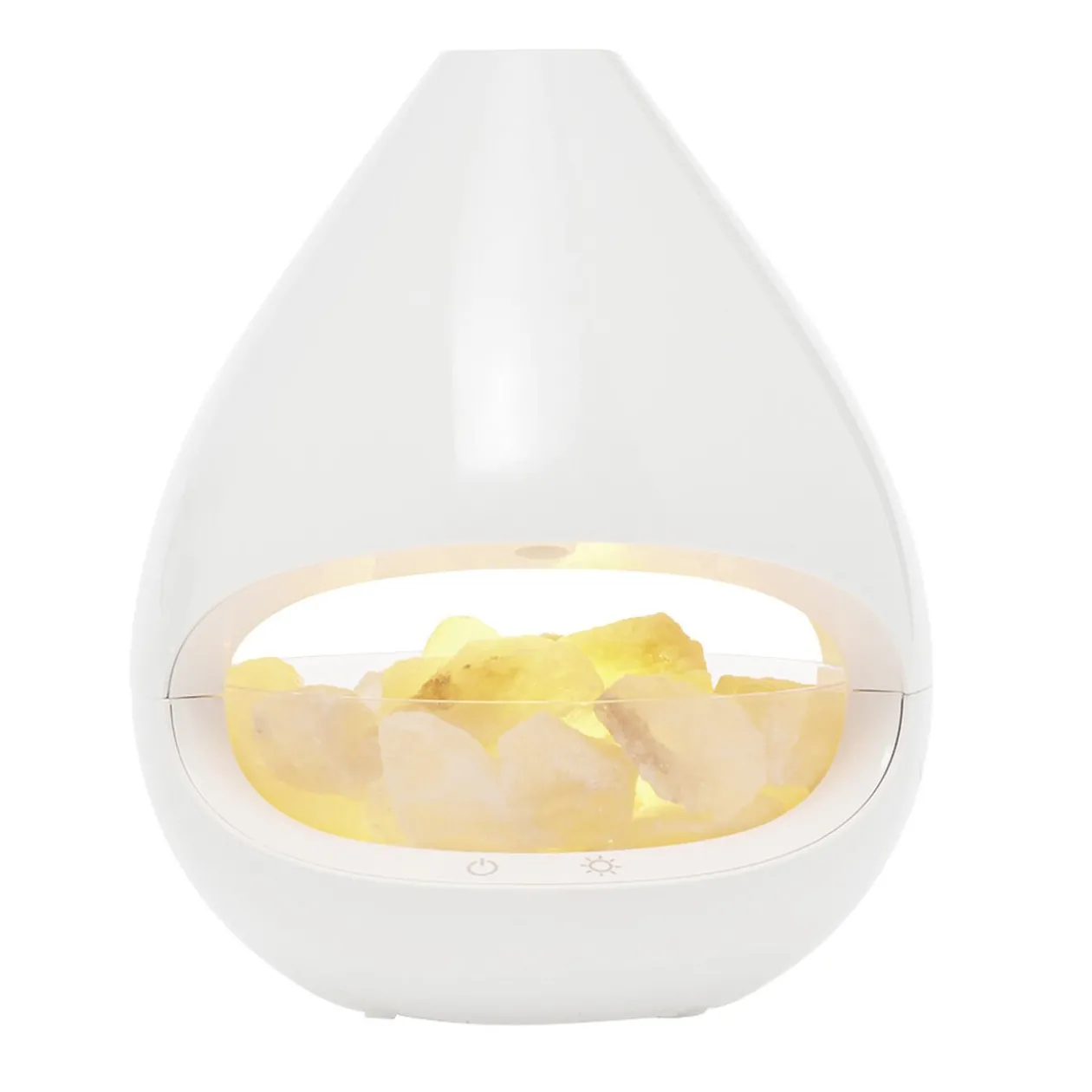 Diffuseur d'huiles essentielles Mességué lampe cristal de sel