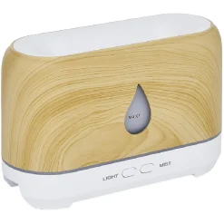 Diffuseur d'huiles essentielles à flamme blanc naturel